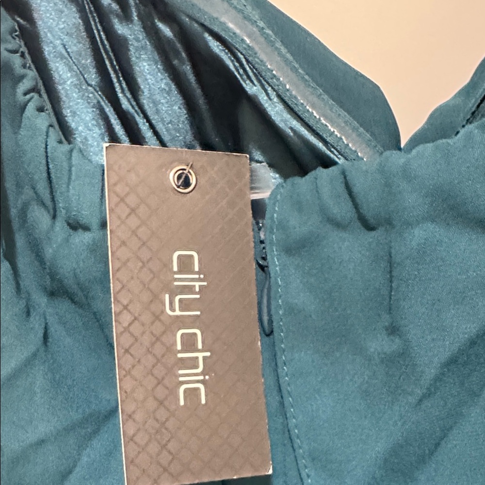 City Chic Ocean Blue Dress